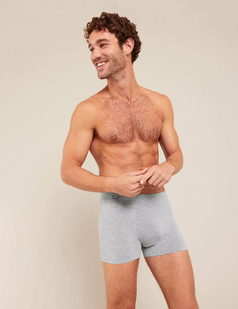 Men's Original Boxers - Light Grey Marl