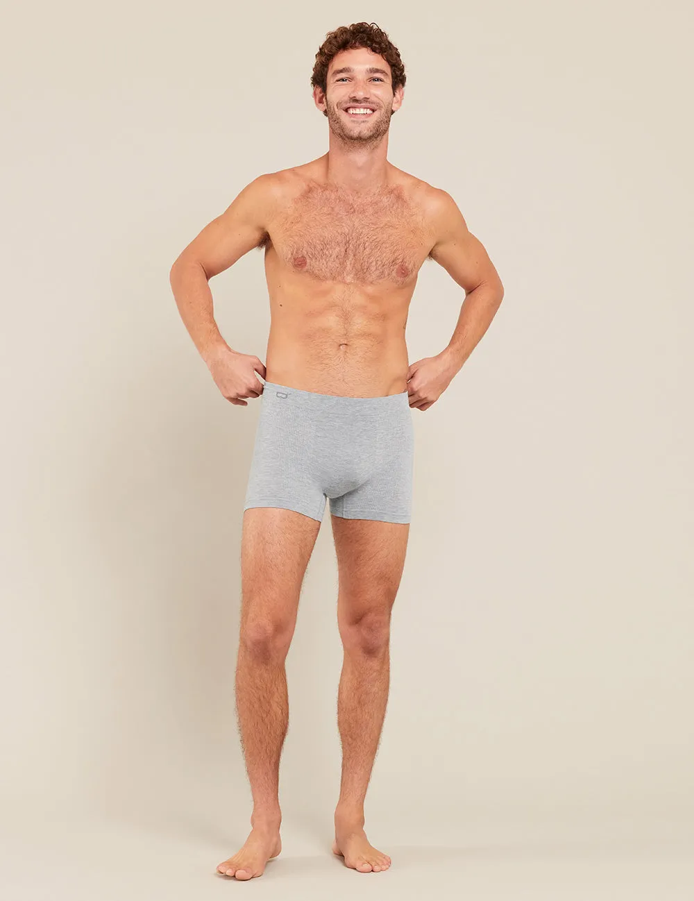 Men's Original Boxers - Light Grey Marl