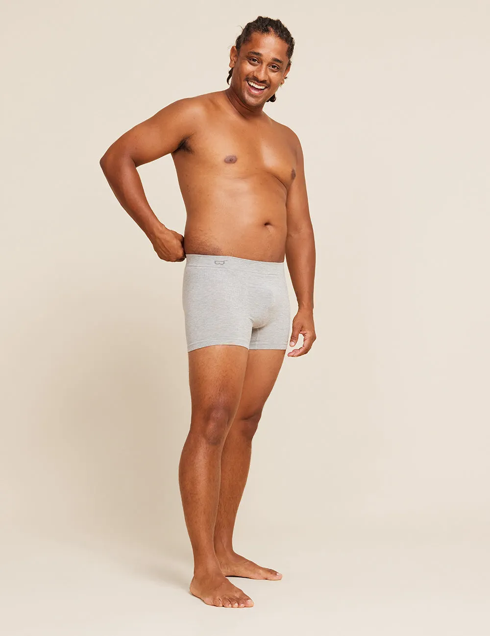 Men's Original Boxers - Light Grey Marl