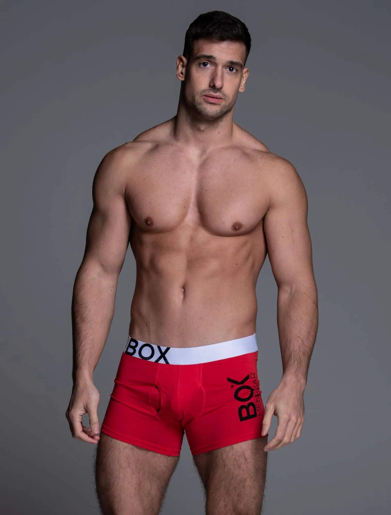 Mens Red Boxers