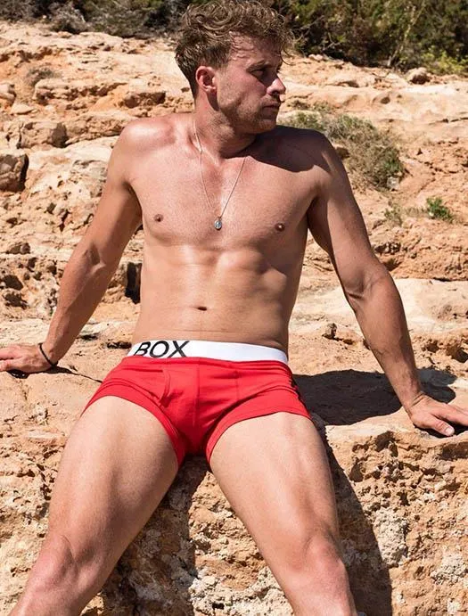 Mens Red Boxers