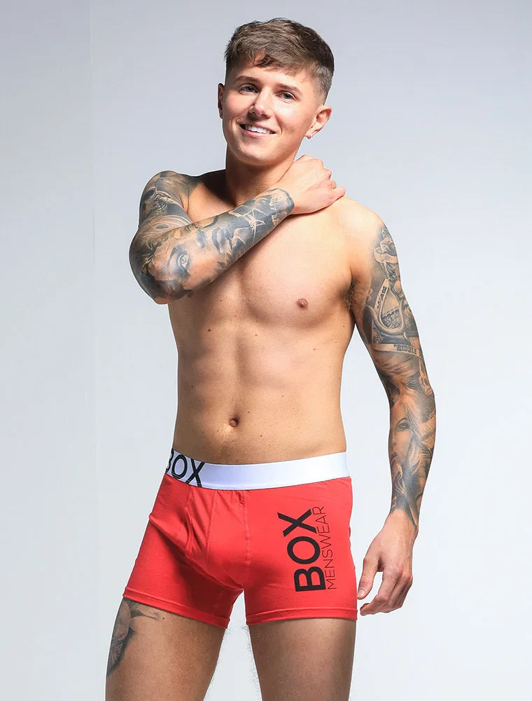 Mens Red Boxers