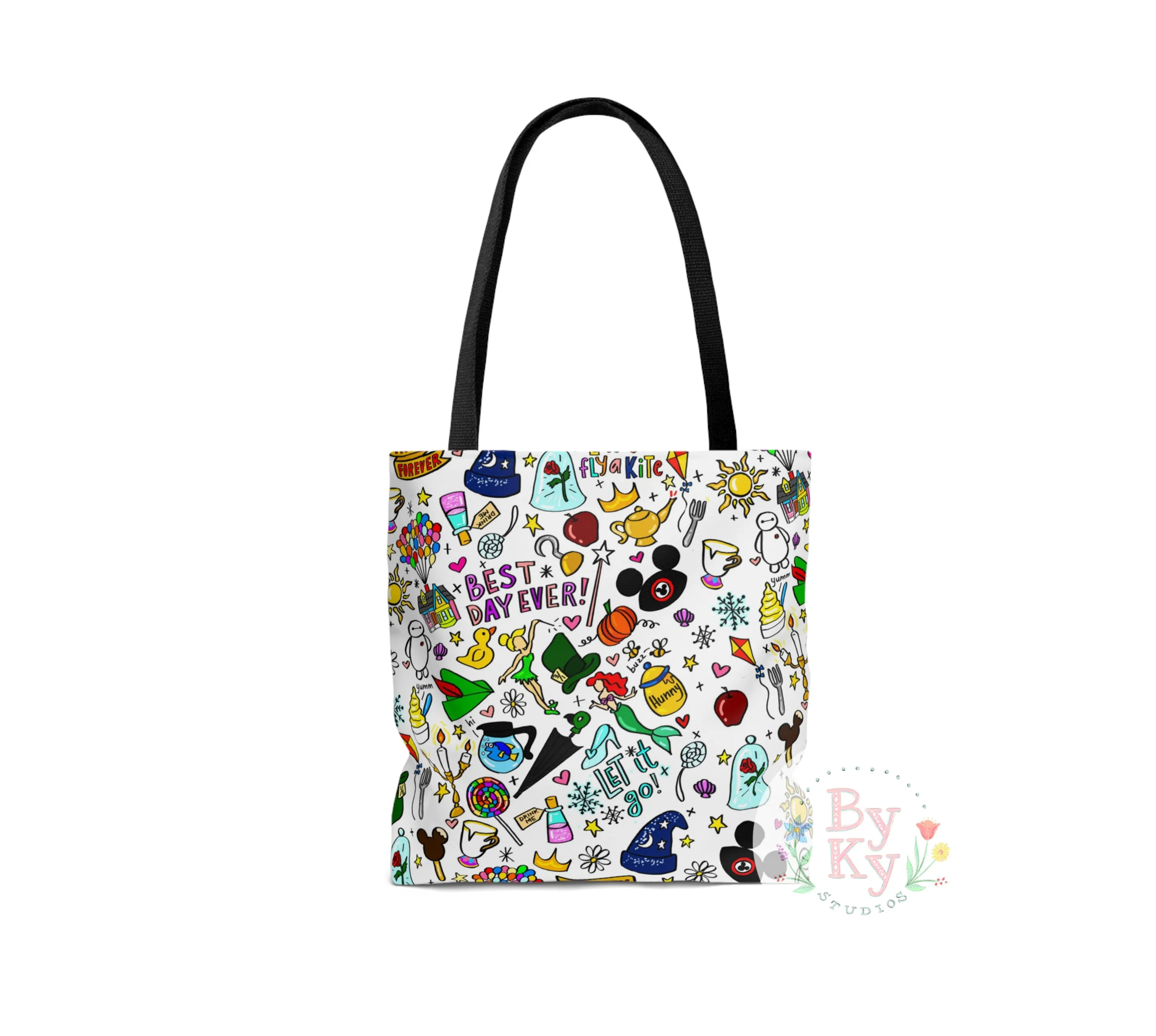 Mickey Doodle Tote Bag