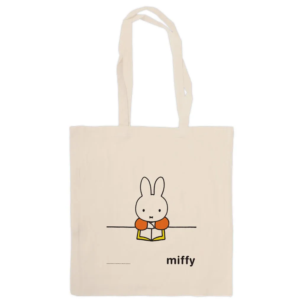 Miffy Reading a Book Tote Bag