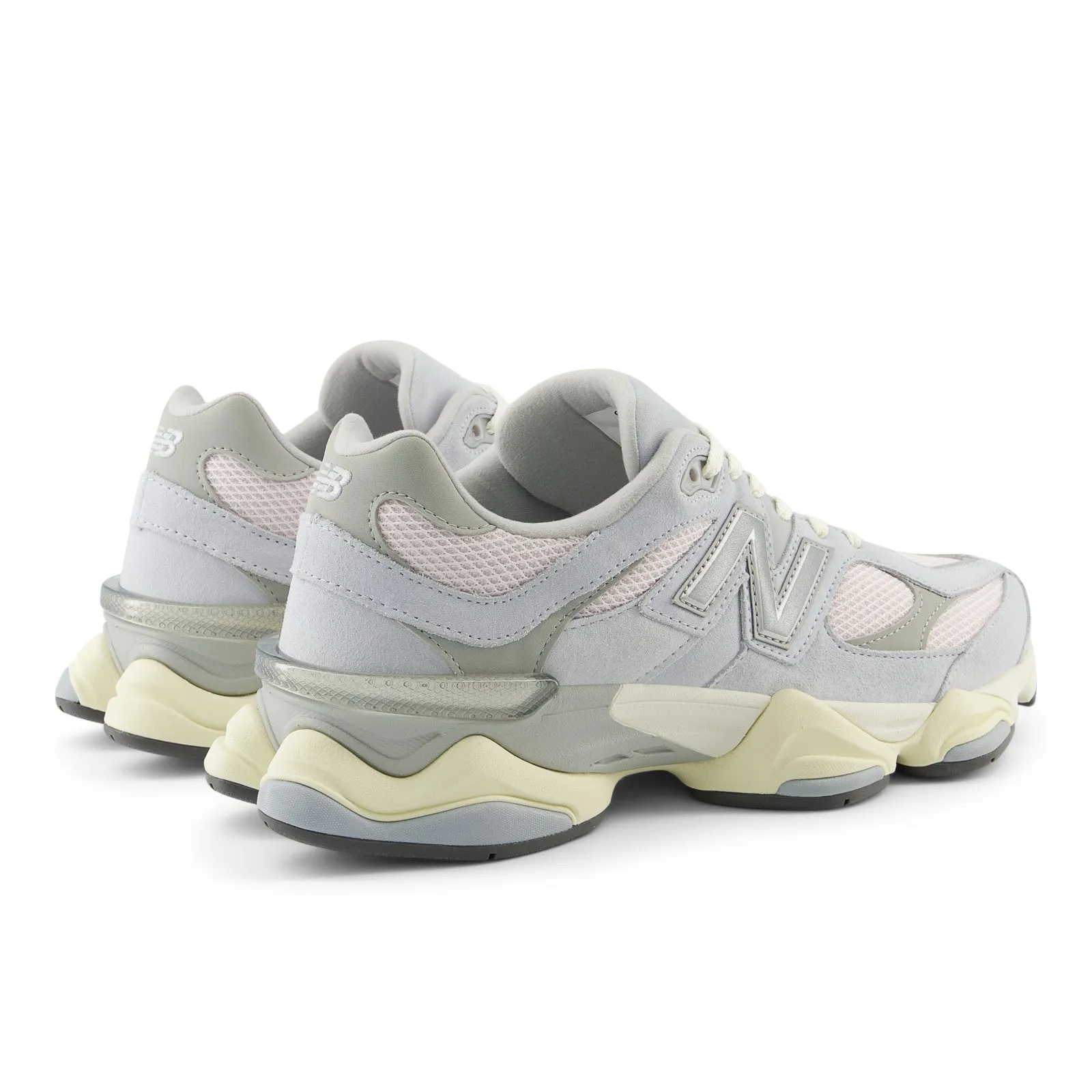 New Balance Men's 9060 Shoes - Granite / Pink / Silver Metallic