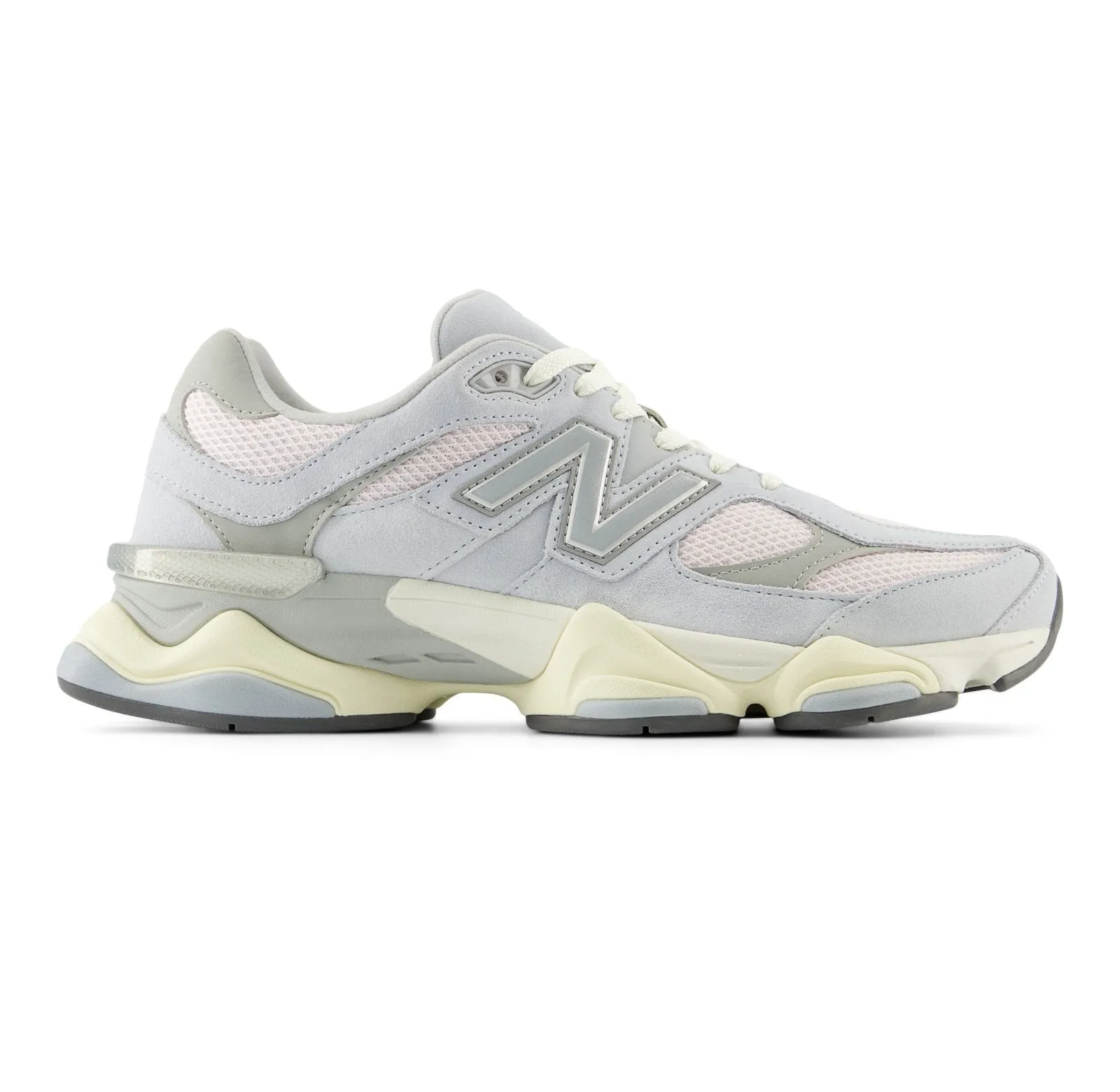 New Balance Men's 9060 Shoes - Granite / Pink / Silver Metallic