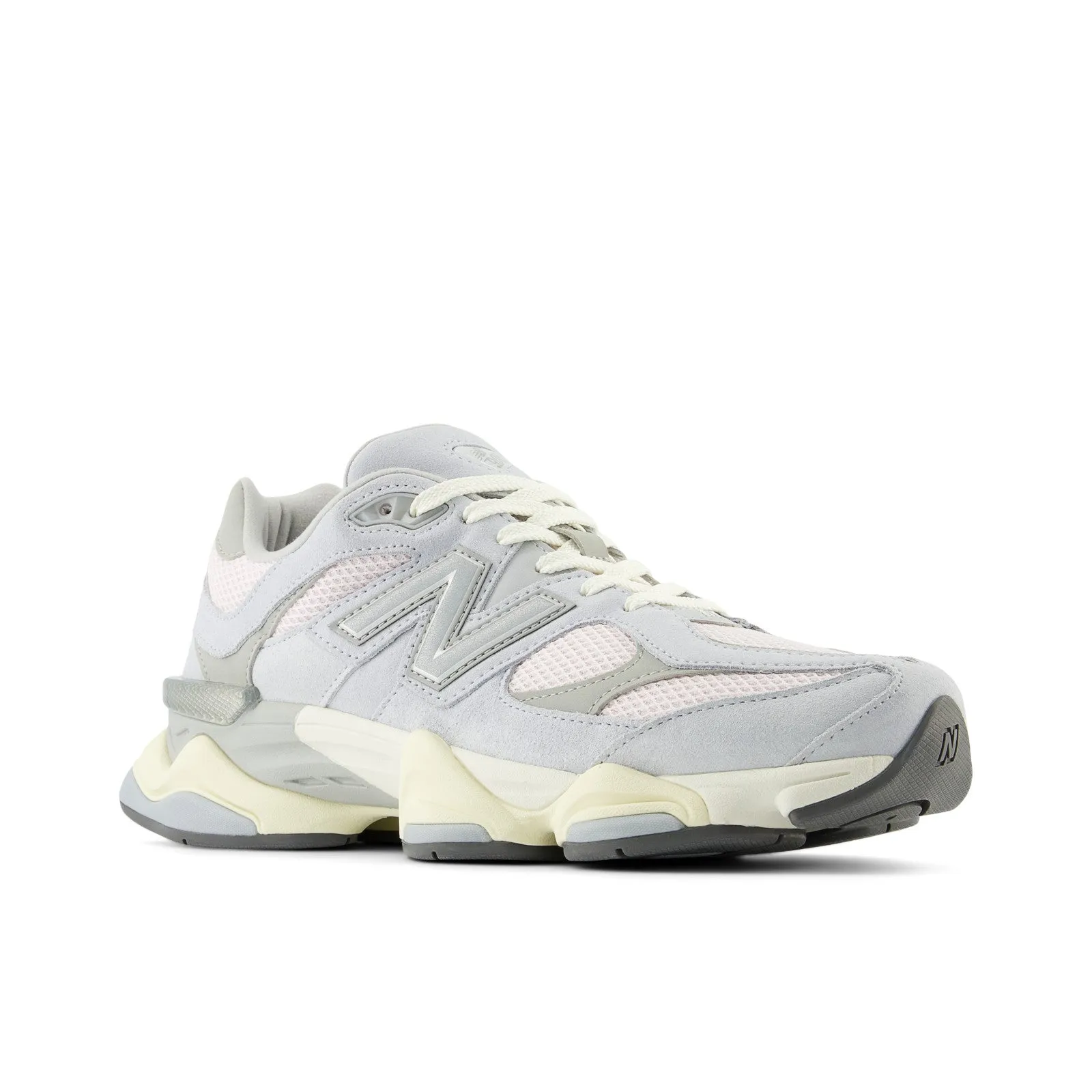 New Balance Men's 9060 Shoes - Granite / Pink / Silver Metallic