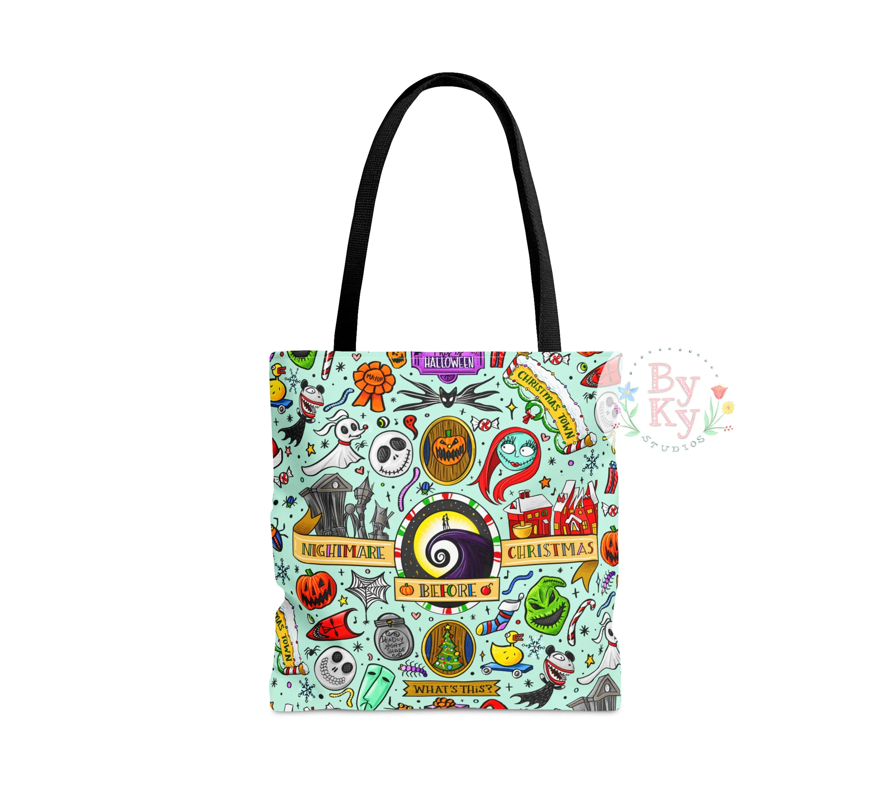 Nightmare Christmas Tote Bag