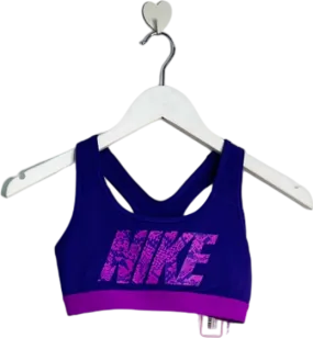 Nike Purple Sports Bra UK M