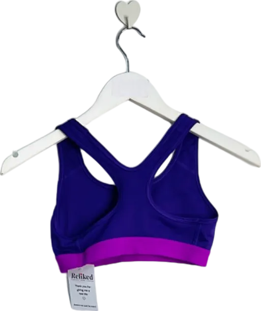 Nike Purple Sports Bra UK M