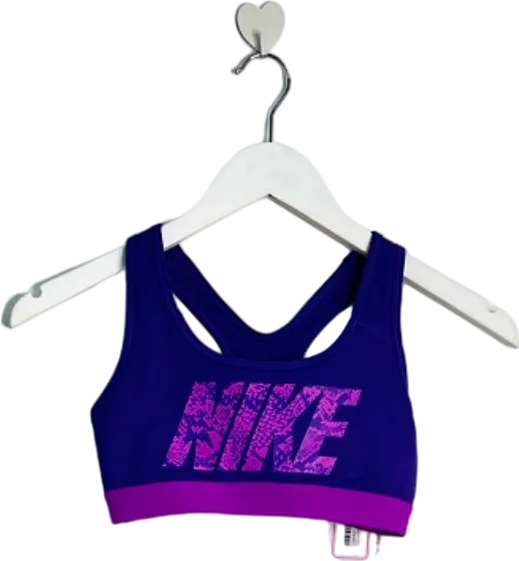 Nike Purple Sports Bra UK M