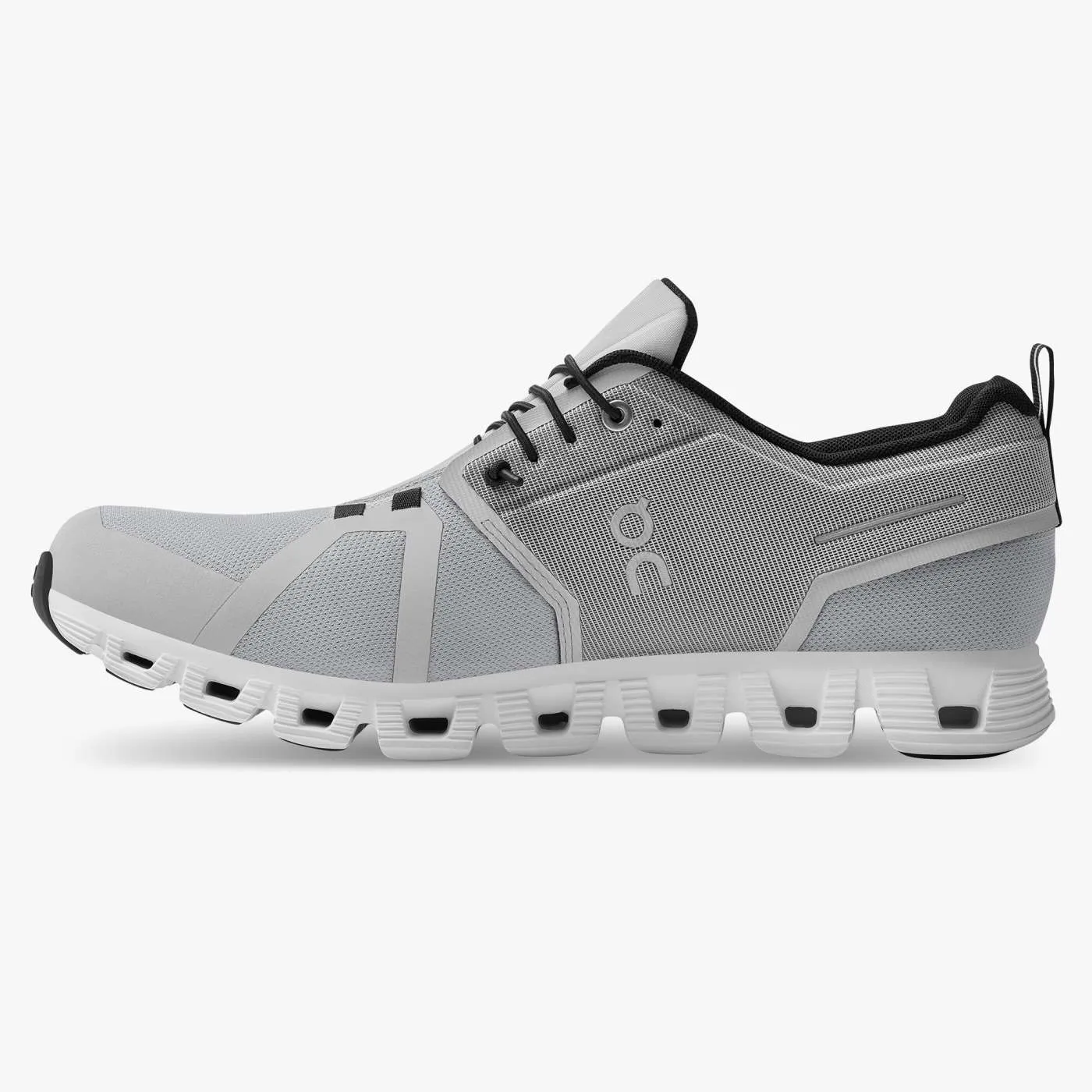 On Running Women's Cloud 5 Waterproof Shoes - Glacier / White