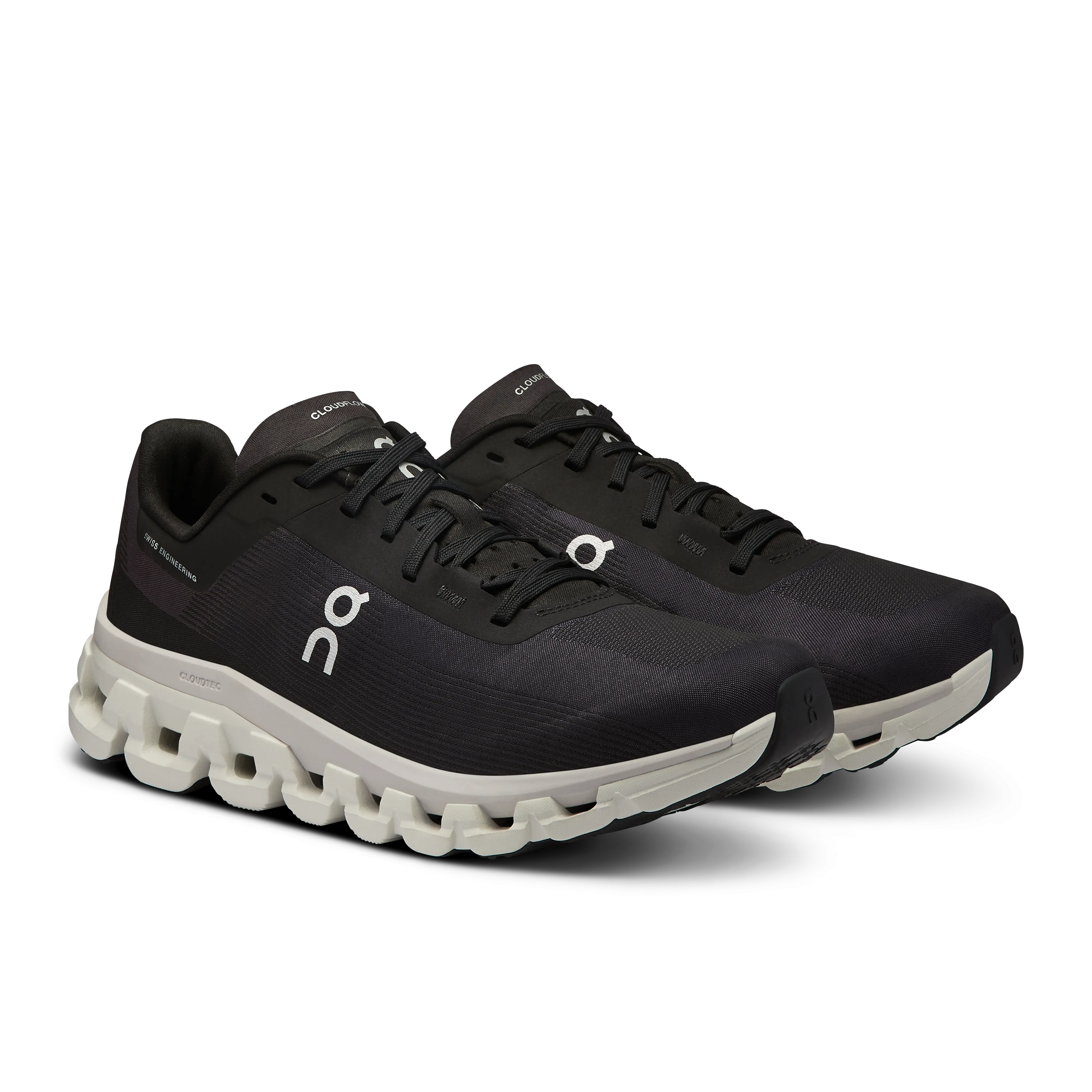 On Running Women's Cloudflow 4 Shoes - Black / White