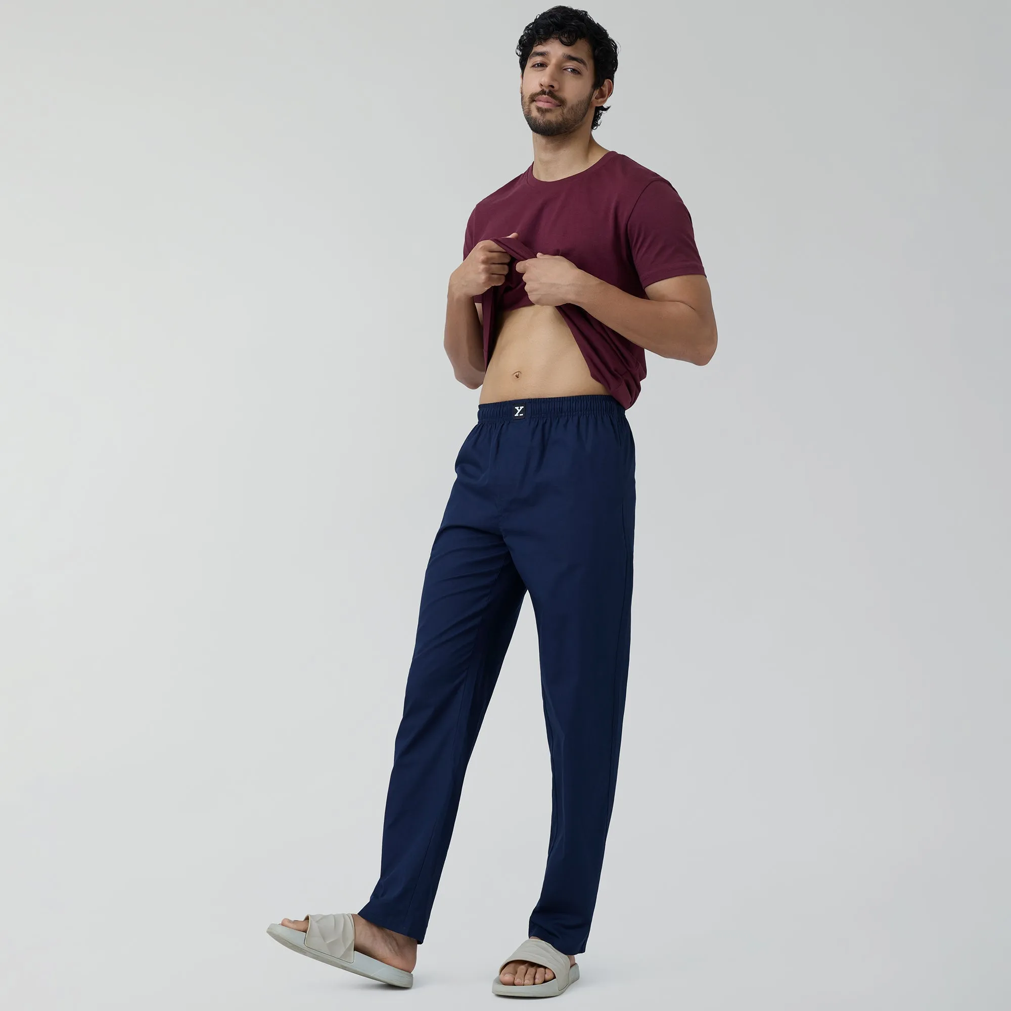 Pace Cotton Pyjamas Midnight Blue