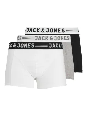 Pack de 3 boxers courts : Sense Light Grey