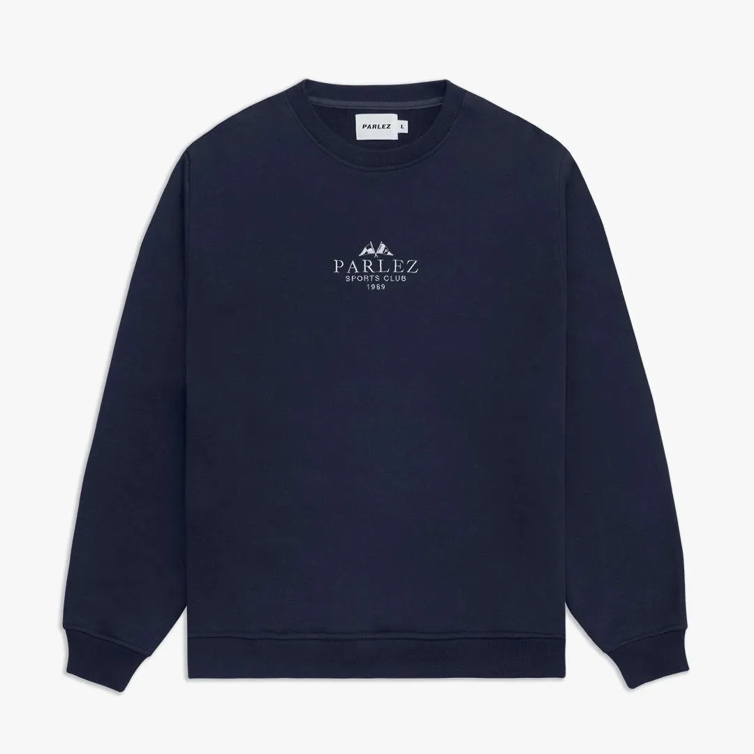 Parlez Sports Club Crewneck - Navy