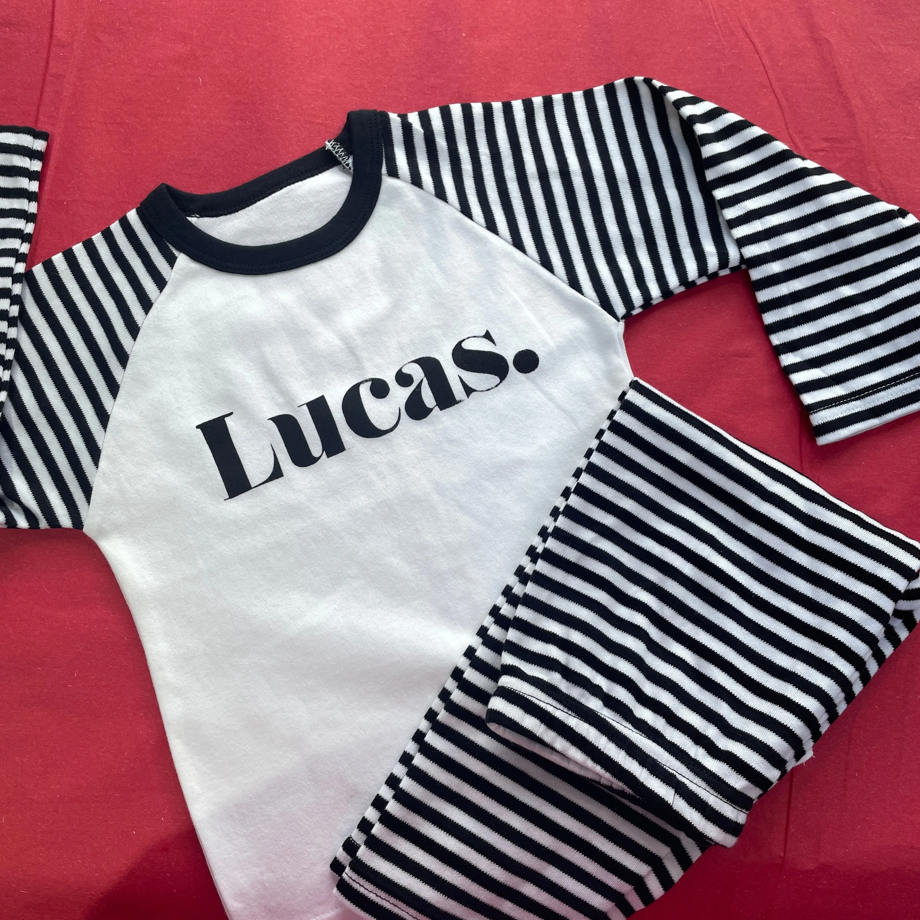 Personalised kids name Misfit pyjamas