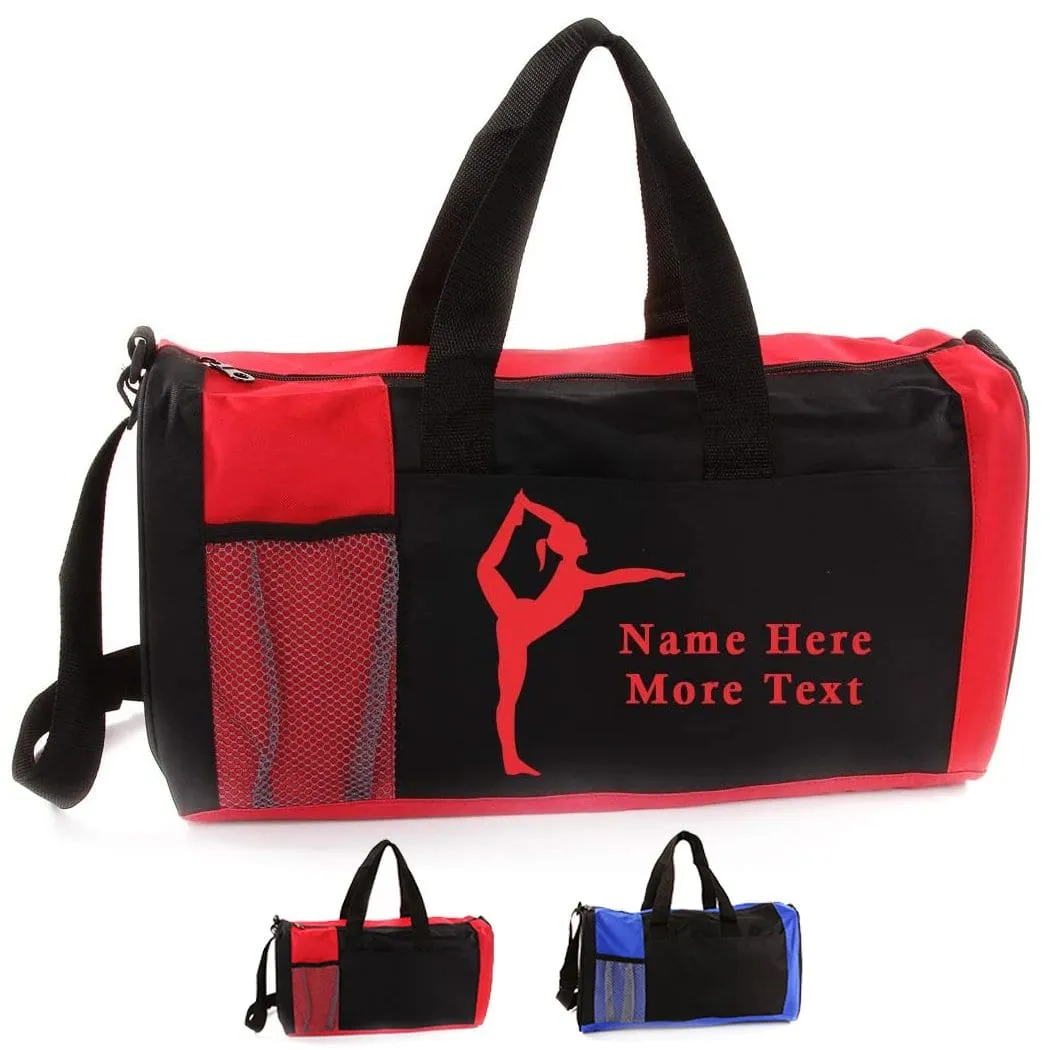 Personalized Kid's Sports Duffel Bag - Gymnastics