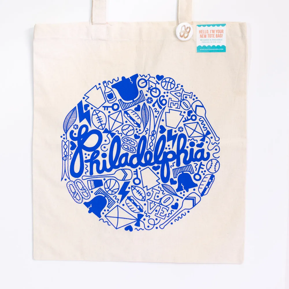 Philadelphia Pennsylvania tote bag, Philly icons souvenir bag, philadelphia souvenir tote bag, philadelphia wedding tote