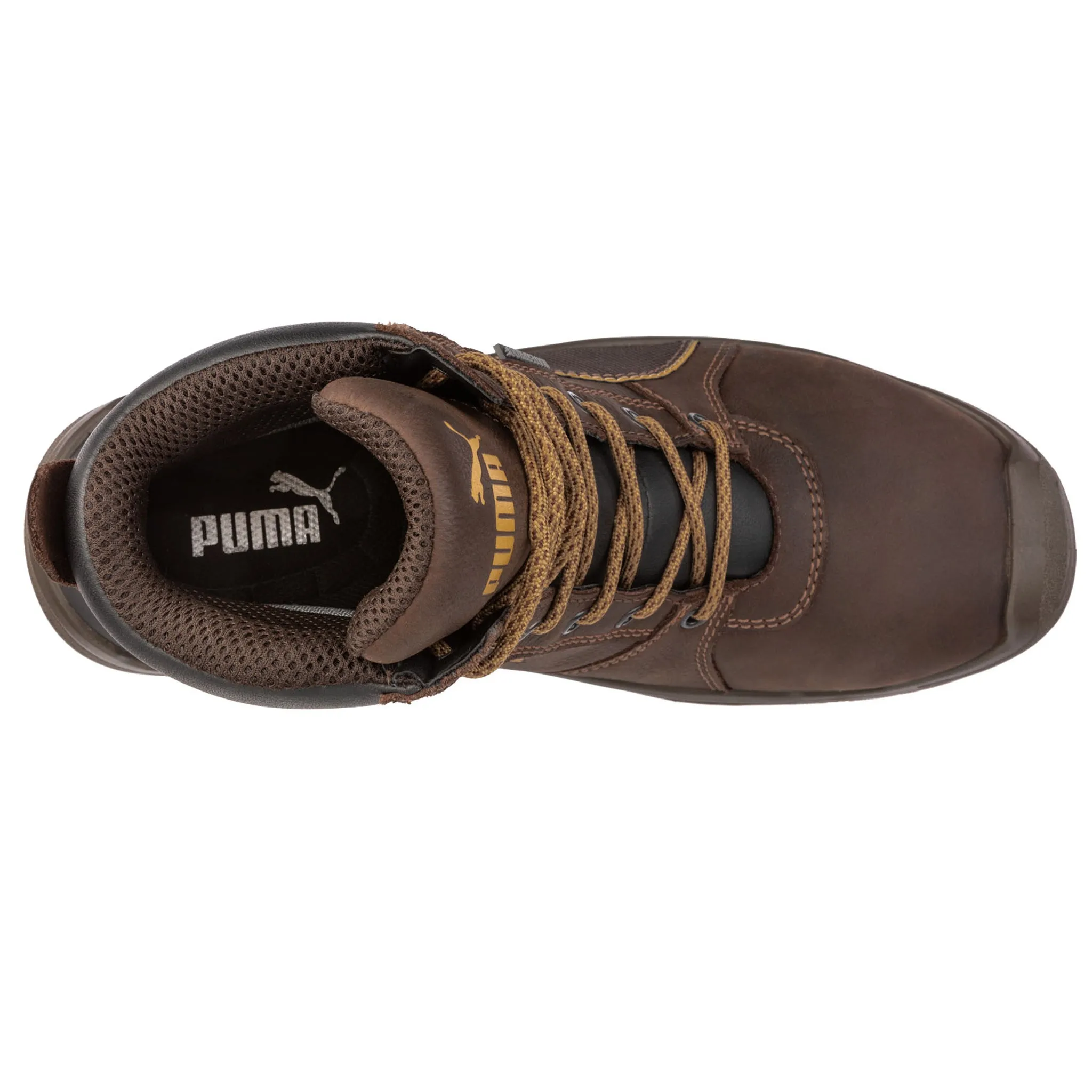 Puma Men's 630785 Tornado Brown Composite Safety Toe Work Boots