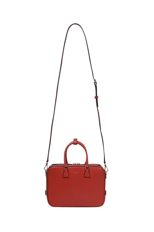 Red Building Tote Bag