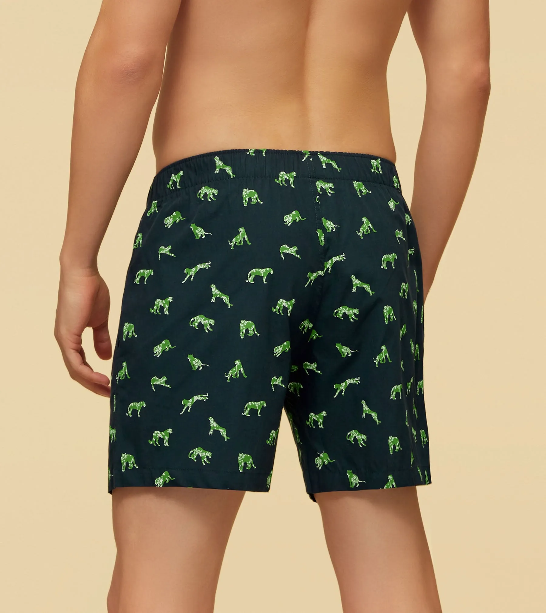 Savanna Cotton Boxers Wildcat Green