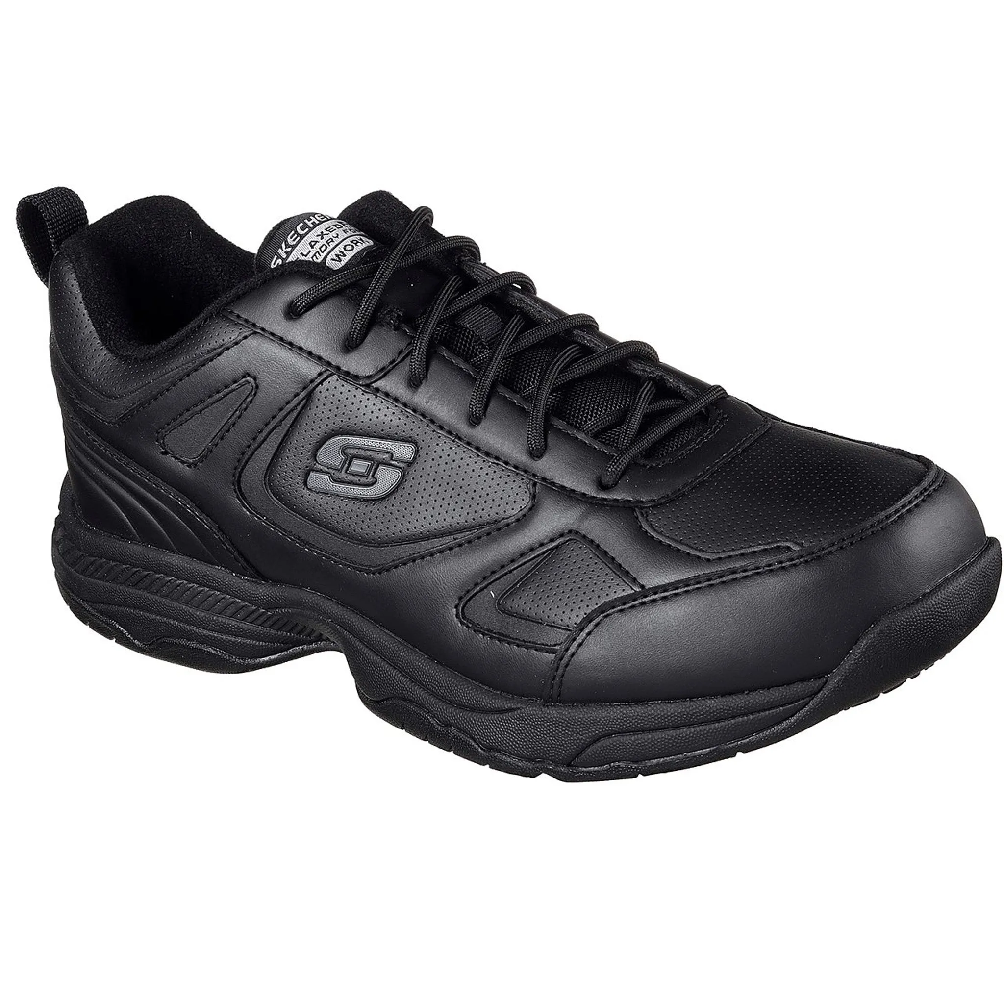 Skechers Men's 77111 Work Relaxed Fit Dighton Slip Resistant Shoes