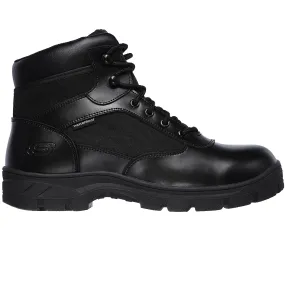 Skechers Men's 77526 Work Relaxed Fit Wascana - Benen WP Tactical Work Boots