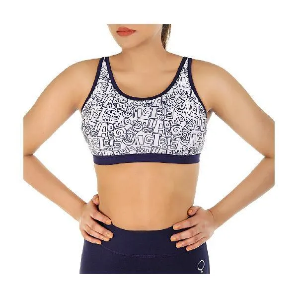 Strappy Back Medium Impact Sports Bra