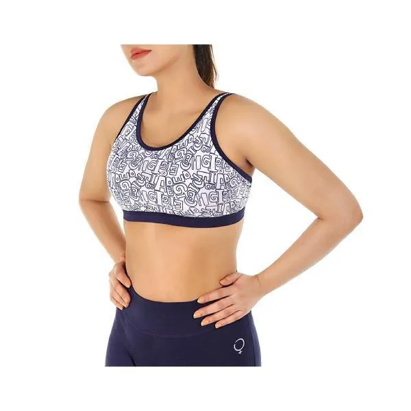 Strappy Back Medium Impact Sports Bra