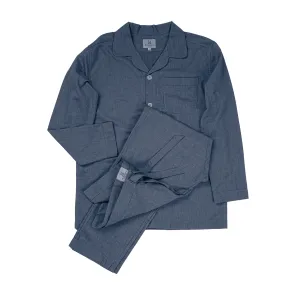 The Merchant Fox Pyjamas in Denim Blue