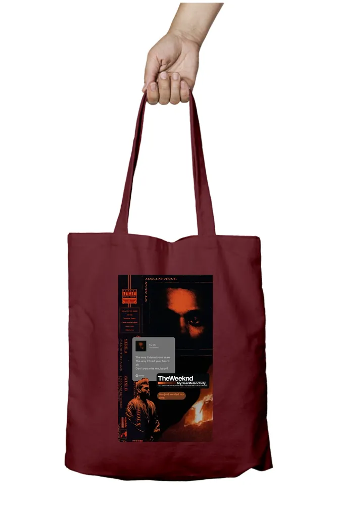 The Weeknd Inspired Spotify Tote Bag