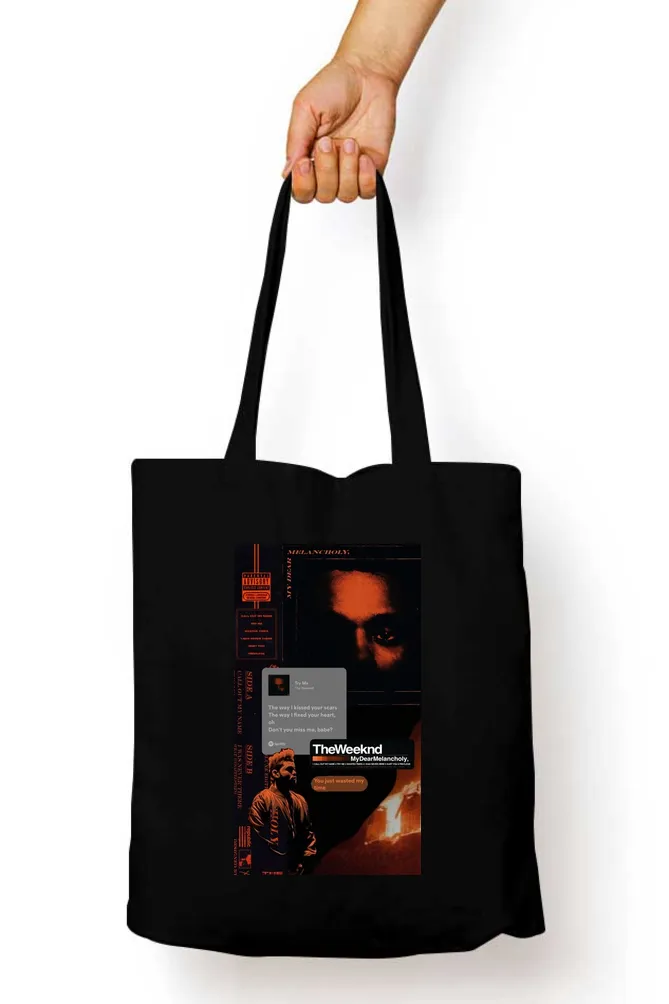 The Weeknd Inspired Spotify Tote Bag