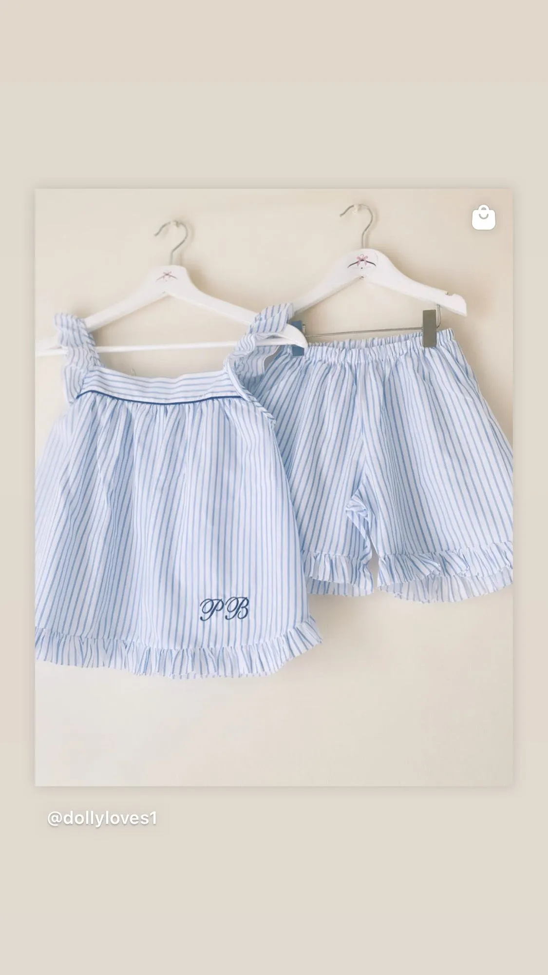 Tiza Girls Short Ruffle Pyjamas