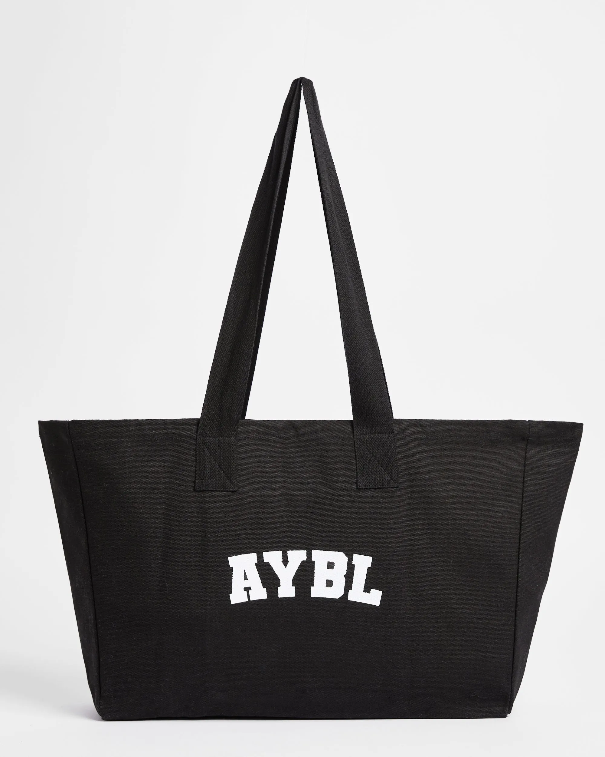 Varsity Tote Bag - Black