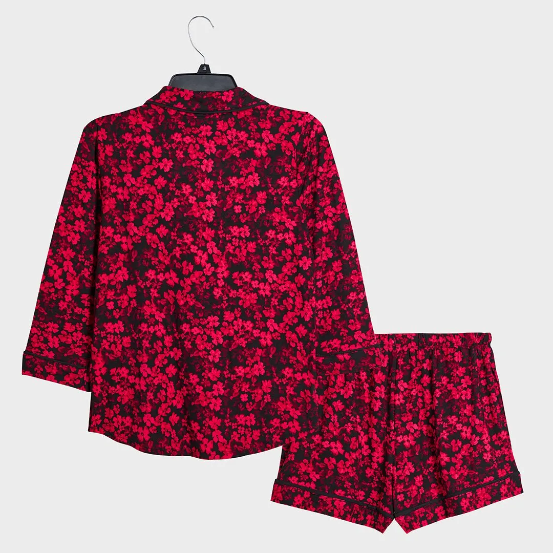 Vera Wang Red Floral Pyjamas